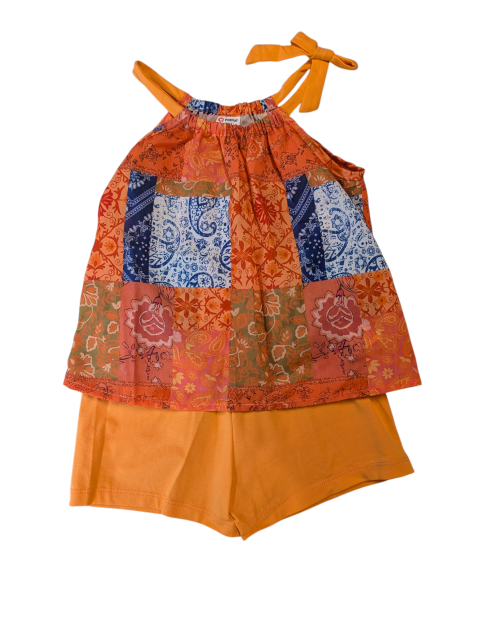 Boho Cami Top and Shorts Set