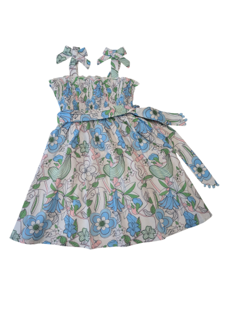 Floral Cami Dress Green