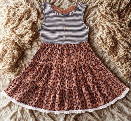 Leopard Twirl Dress