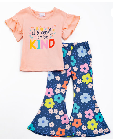It's Cool to be Kind T-Shirt and Pant Set