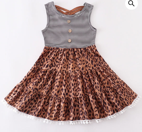 Leopard Twirl Dress