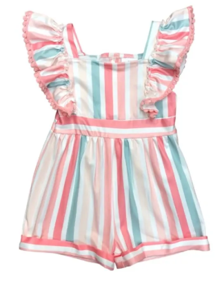 Pastel Striped Romper