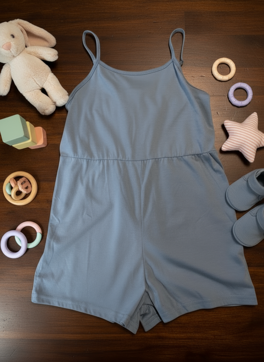 Baby Blue Romper