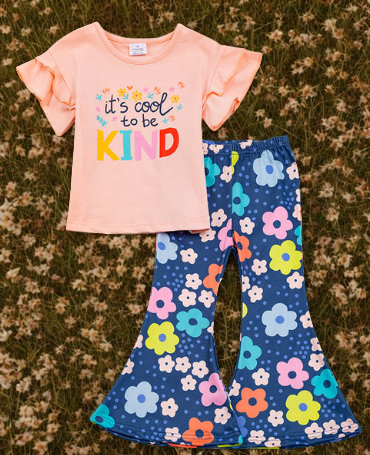 It's Cool to be Kind T-Shirt and Pant Set